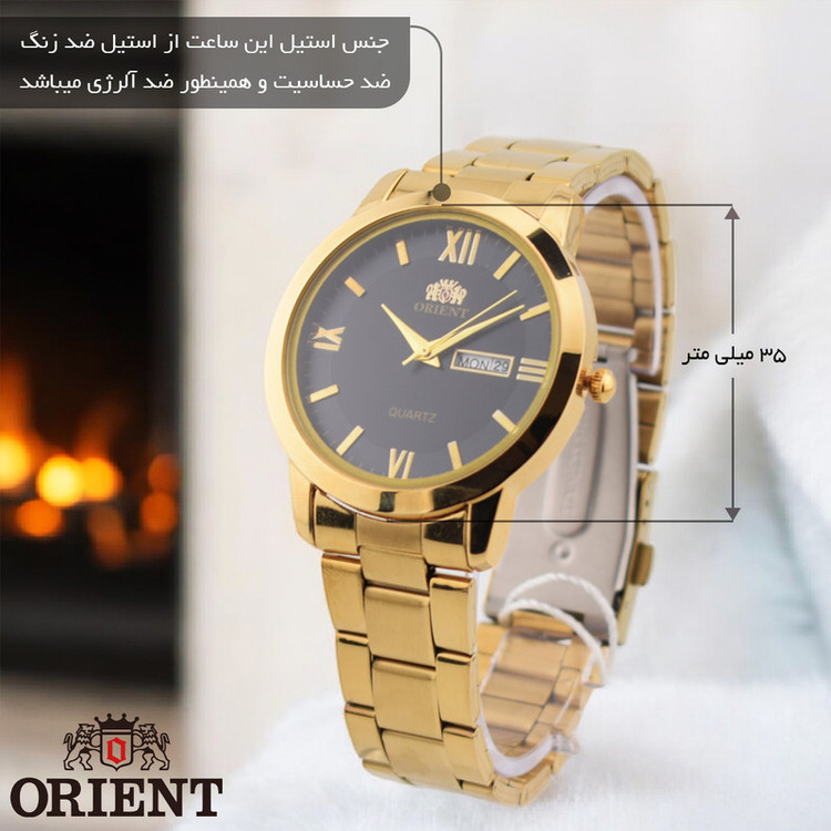 ساعت مچی عقربهای مردانه کوارتز اورینت مدل 0052-3