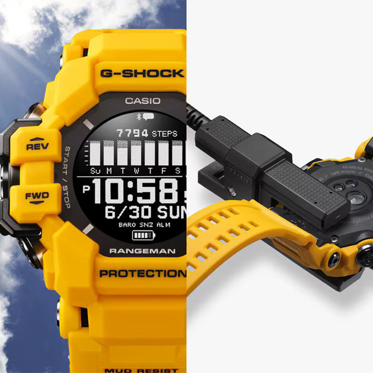 ساعت مچی دیجیتال مردانه کاسیو مدل GPR-H1000-9DR