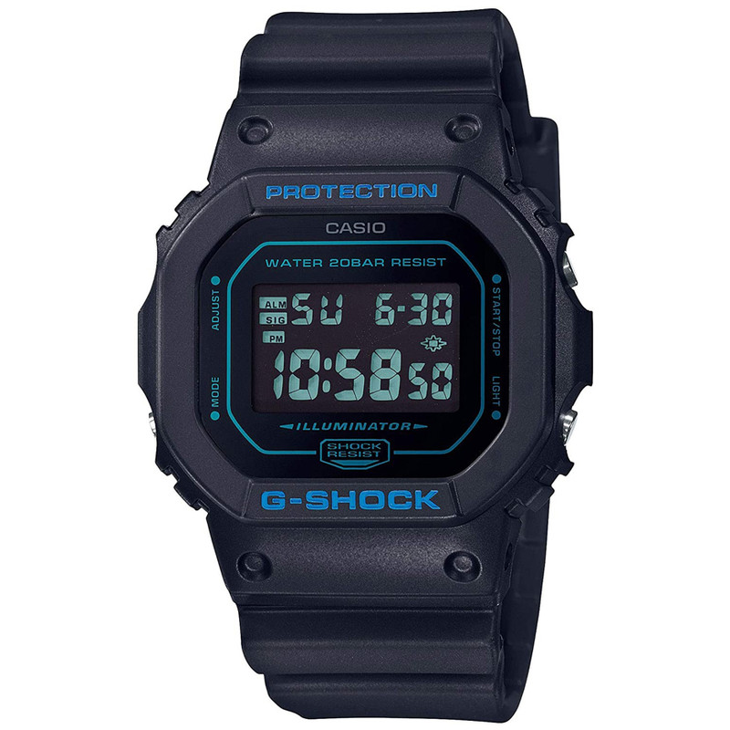 ساعت مچی دیجیتال مردانه کاسیو مدل جی شاک کد DW-5600BBM-1