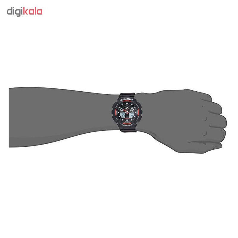 ساعت مچی دیجیتال مردانه کاسیو مدل جی شاک مدل GA-100-1A4