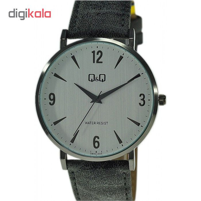 ساعت مچی عقربه ای مردانه کیو اند کیو مدل QB40J504Y