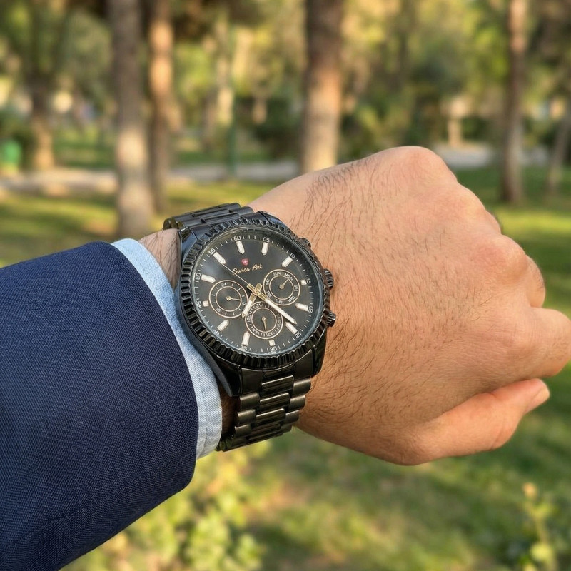 ساعت مچی عقربهای کوارتز مردانه سوئیس آرت مدل 920119BK0101