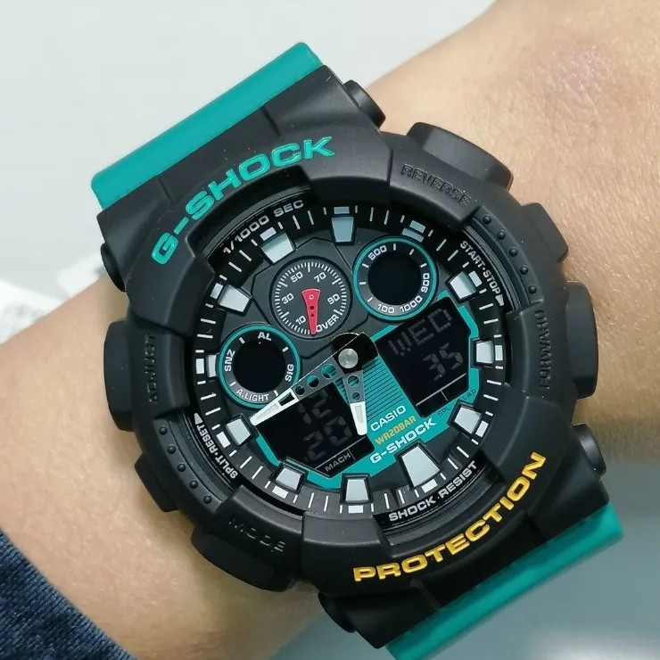 ساعت مچی دیجیتال مردانه کوارتز کاسیو مدل GA-100MT-1A3DR