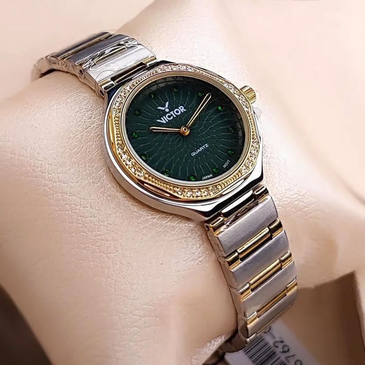 ساعت مچی عقربهای کوارتز زنانه ویکتور مدل 5762L