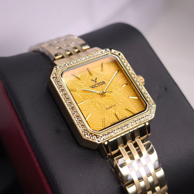 ساعت مچی عقربهای کوارتز زنانه ویکتور مدل V5723-02