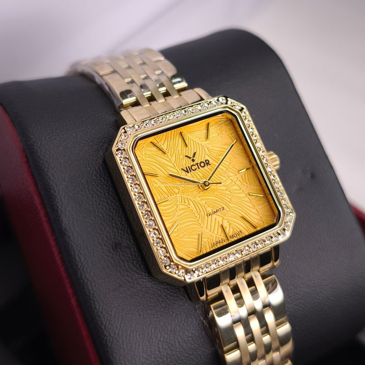 ساعت مچی عقربهای کوارتز زنانه ویکتور مدل V5723-02