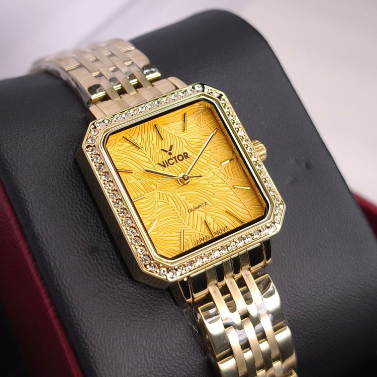 ساعت مچی عقربهای کوارتز زنانه ویکتور مدل V5723-02
